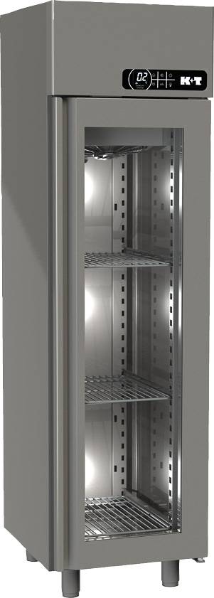 K+T Umluftkühlschrank EN 600 x 400, mit Glastüre, steckerfertig