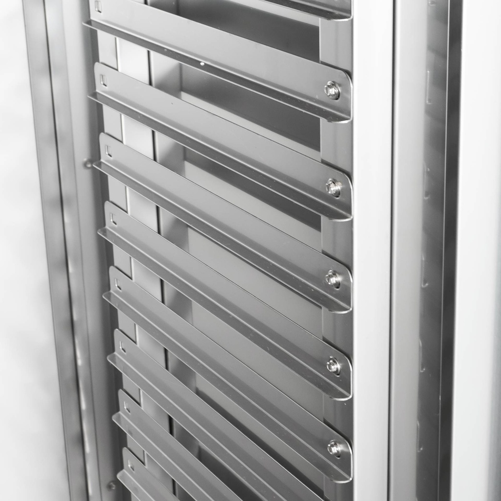 Bankett Wagen Warm aus Edelstahl, 17 x 1/1 GN, 515 x 780 x 1763 mm