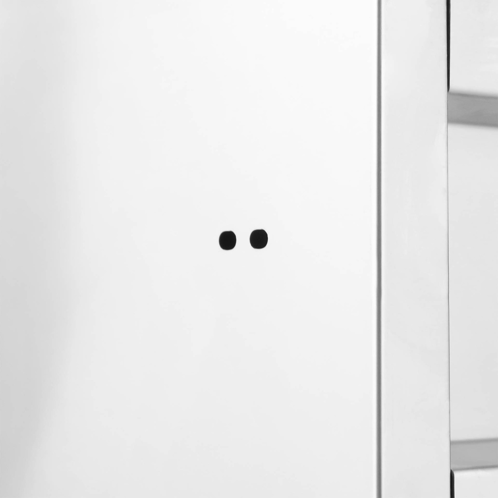 Entry 700 aus Edelstahl, 800 x 700 x 941 mm