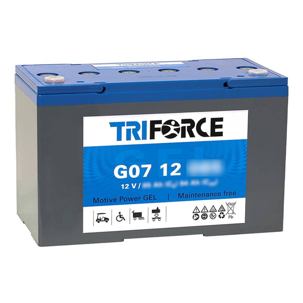 Zubehör/Ersatzteil: Batterie/Akku "TRIFORCE G07 12 108" Gel-Akku | 12 V, 108 Ah (1296 Wh)
