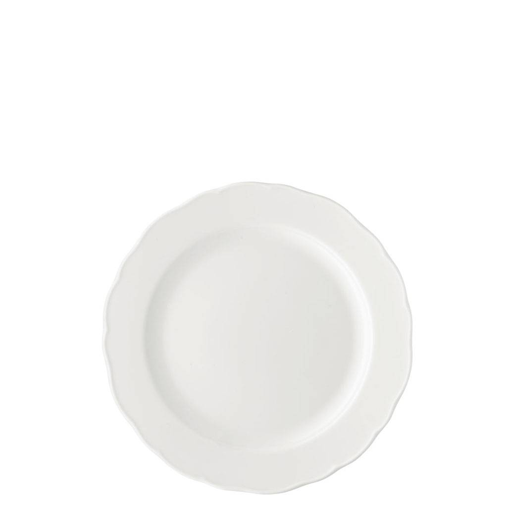 Hutschenreuther Maria Theresia Weiss Frühstücksteller mit Fahne 21 cm