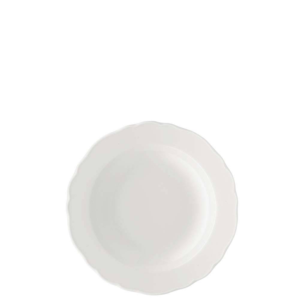 Hutschenreuther Maria Theresia Weiss Suppenteller mit Fahne 21 cm