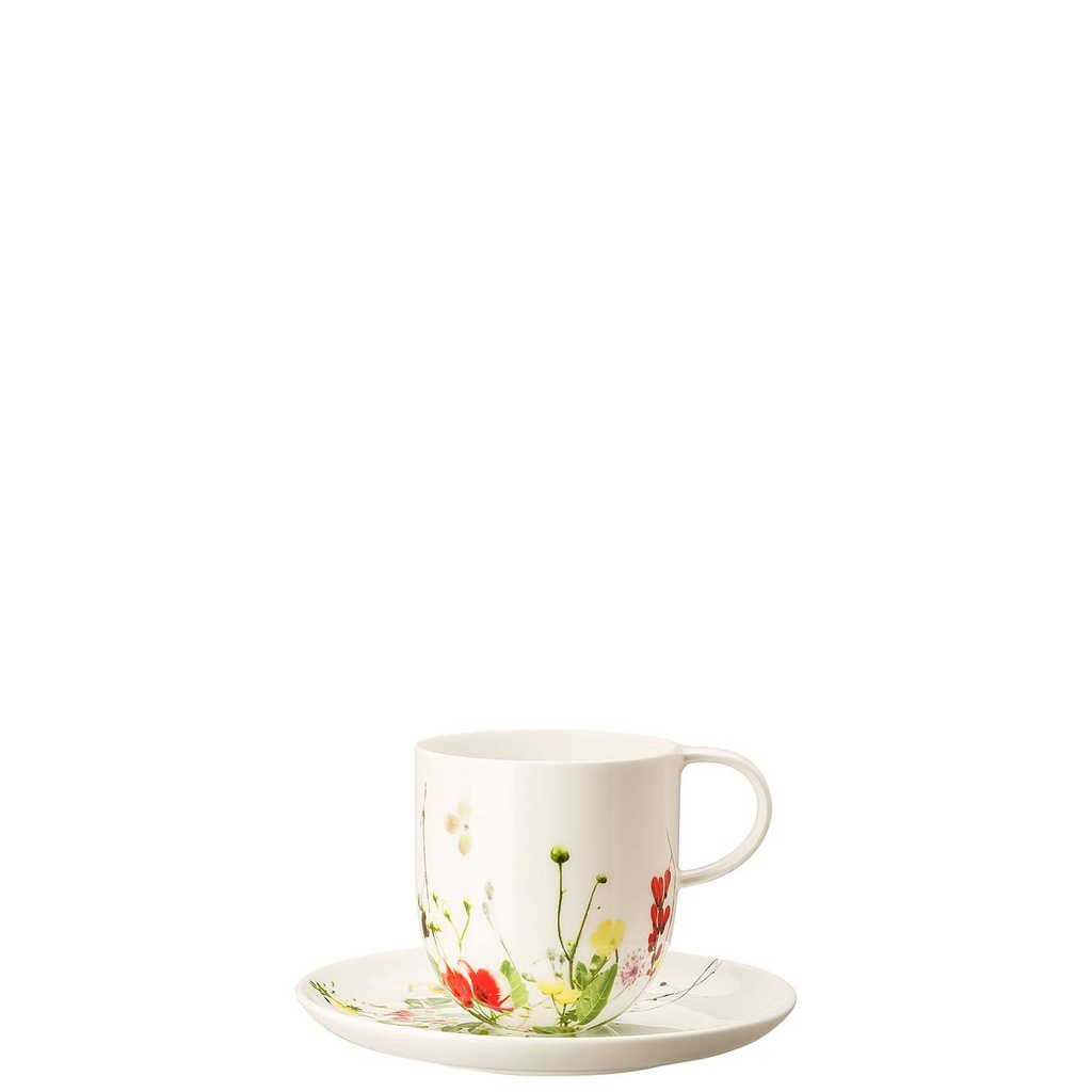 Rosenthal Brillance Fleurs Sauvages Becher mit Henkel 0,34 L