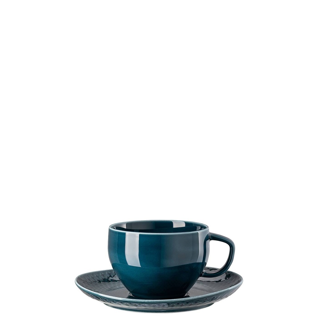 Rosenthal Junto Ocean Blue Café au Lait Obertasse 0,4 L