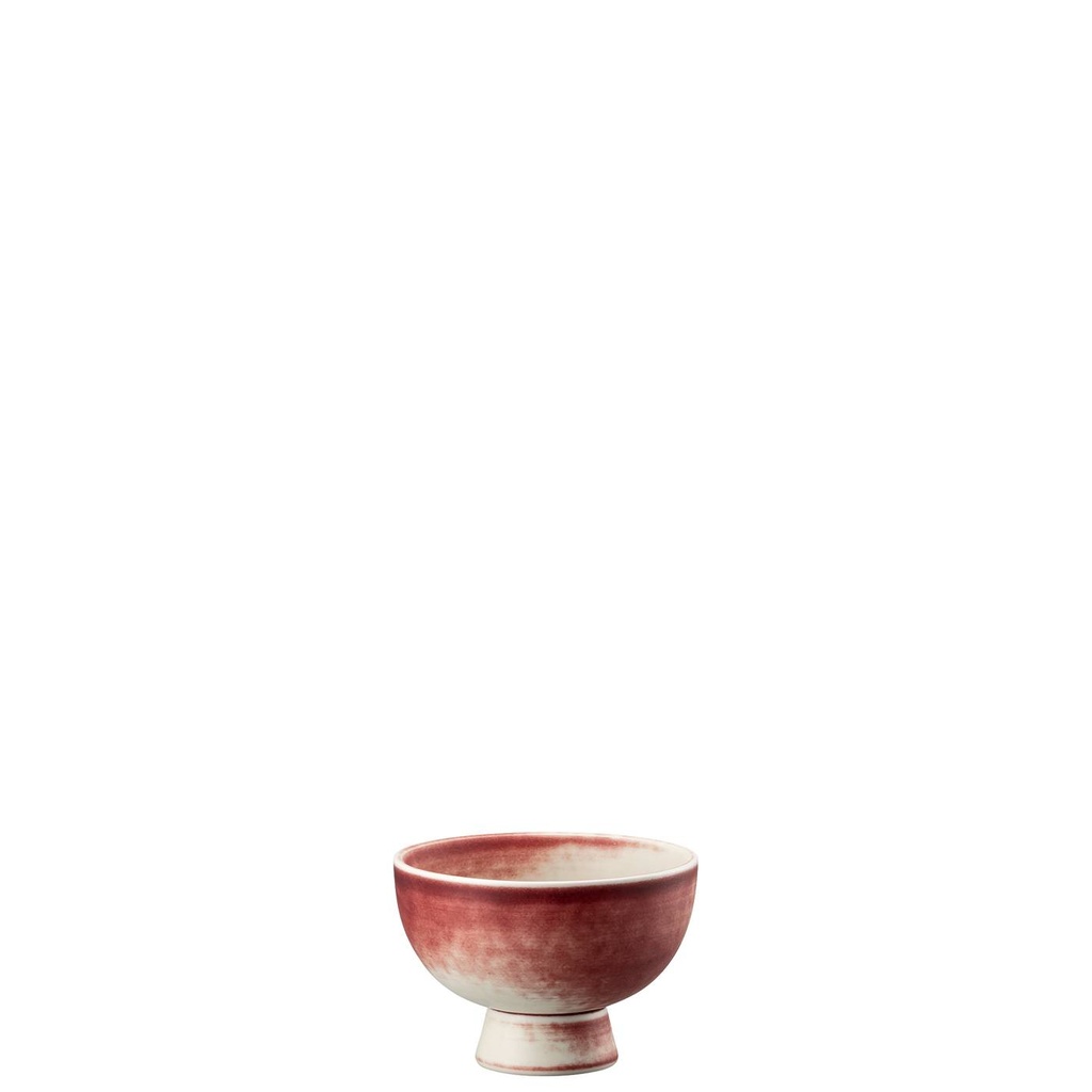 Rosenthal Bloom Scarlet Schale auf Fuß 9 cm