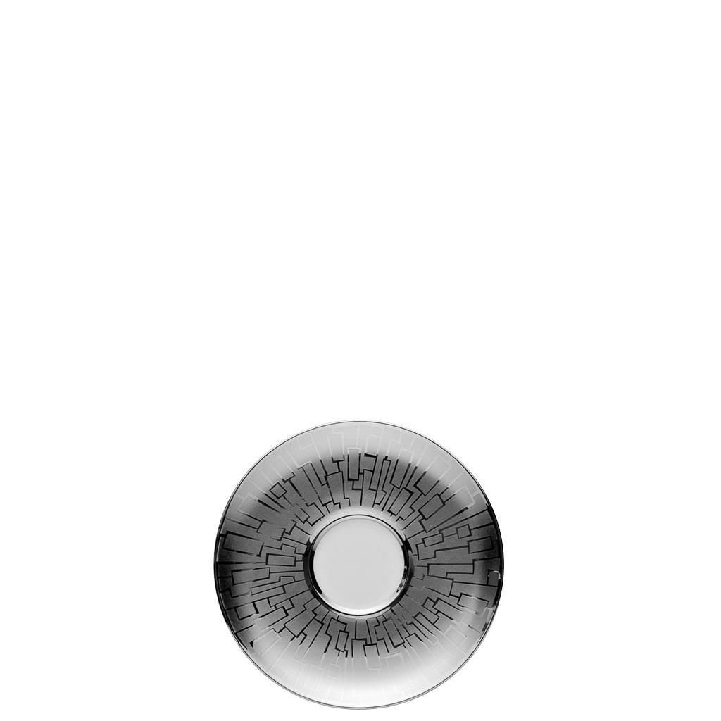 Rosenthal TAC Gropius Skin Platin Espresso-Untertasse 11 cm