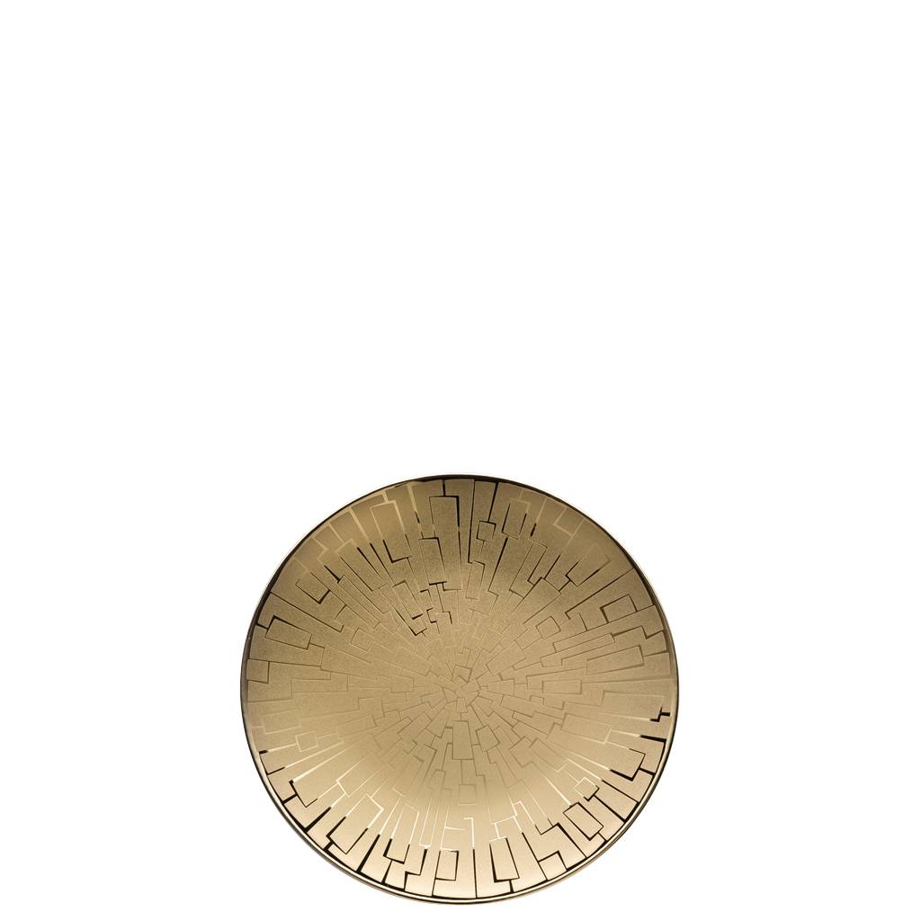 Rosenthal TAC Gropius Skin Gold Brotteller 16 cm