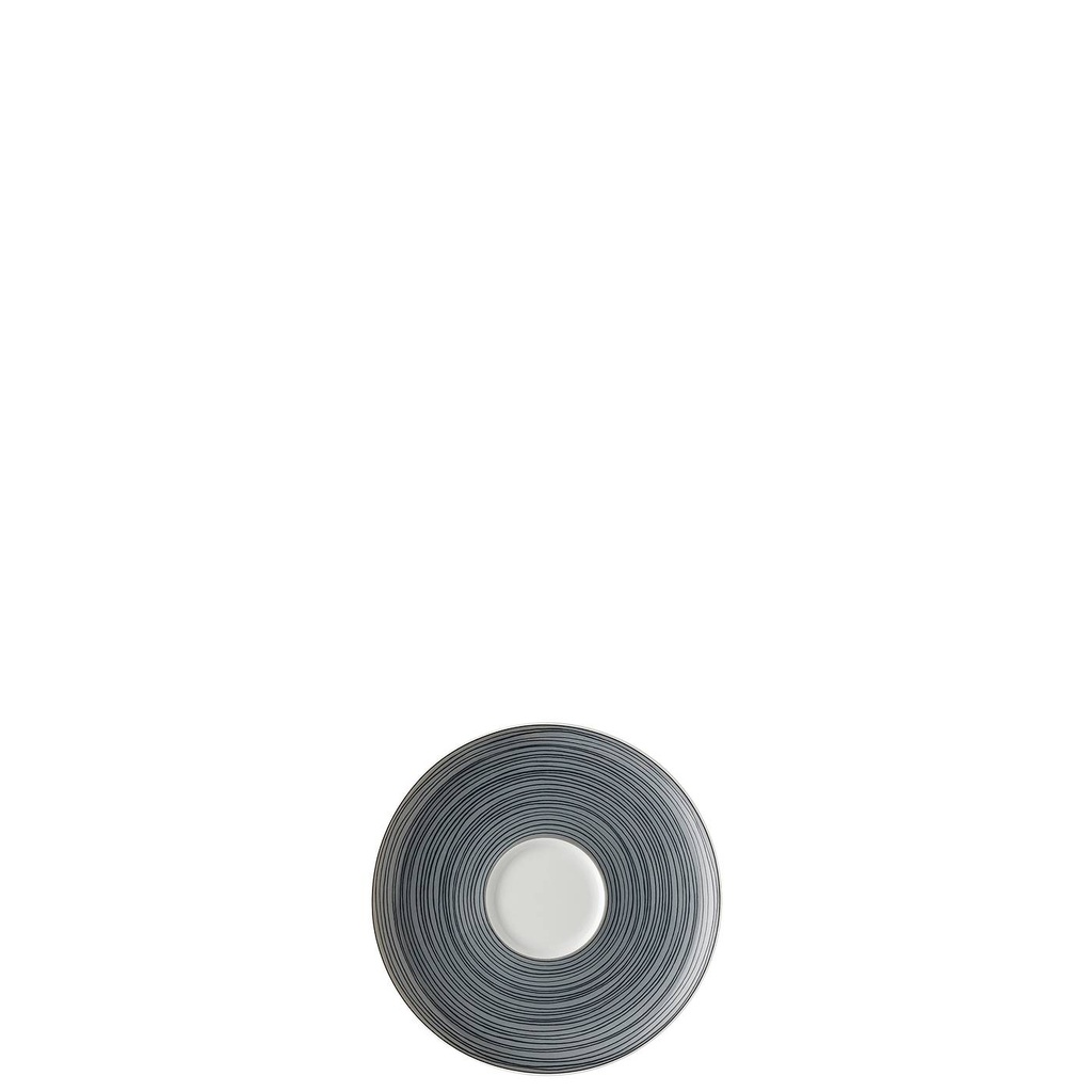 Rosenthal TAC Gropius Stripes 2.0 matt Espresso-Untertasse 11 cm