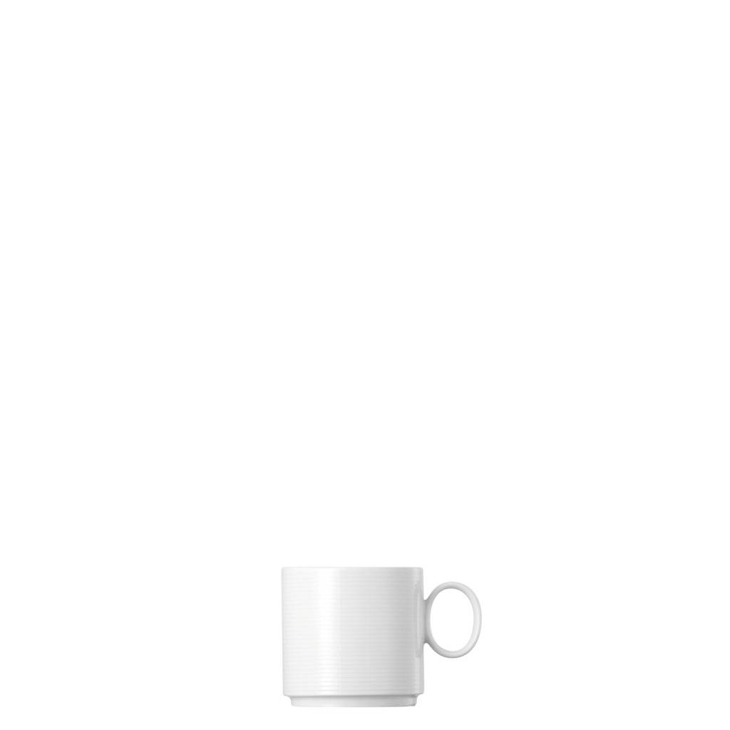 Thomas Loft Weiss Becher mit Henkel klein stapelbar 0,33 L