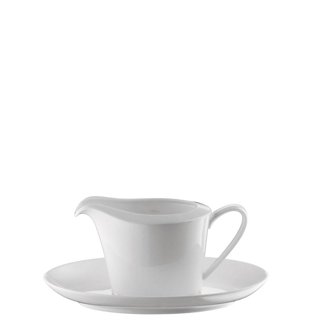 Rosenthal Jade Weiss Sauciere 2-teilig 0,45 L