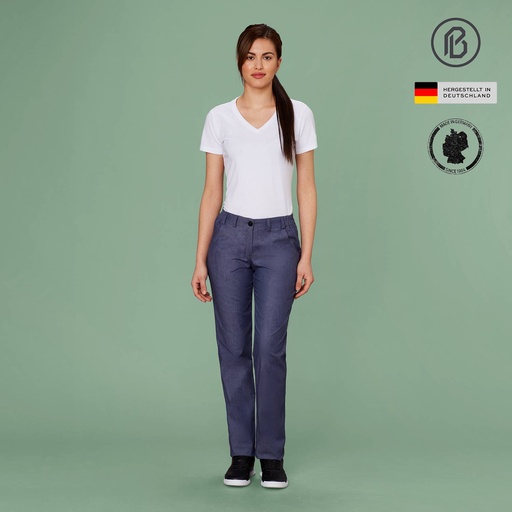 Chino-StraightFit, Damen-Kochhose TRECK Nr.31