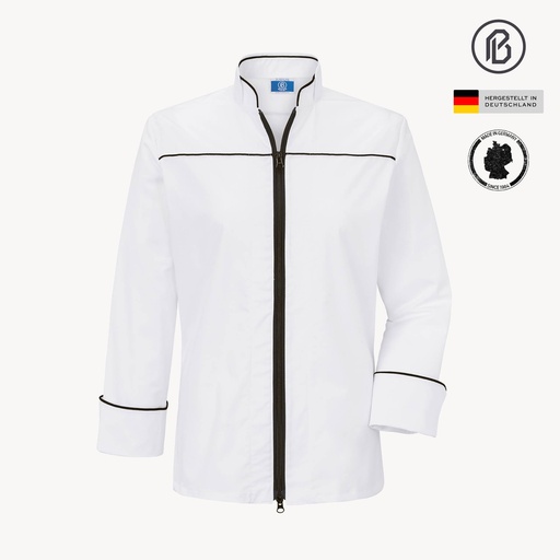 Top-Chef-Riccarda, weiße Damen-Kochjacke