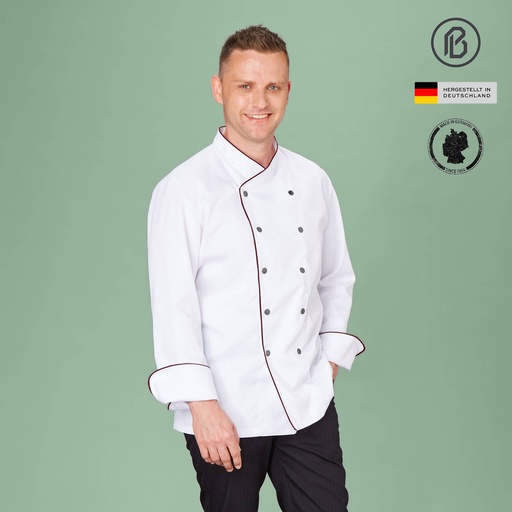 Top-Chef-Felix, weiße Kochjacke