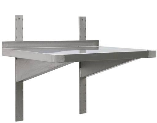 Edelstahl Wandbord Profi 1200 x 300 x 40 mm