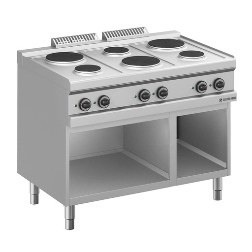 Elektroherd Serie 700 - 110/70 - 6 runde Kochstellen - 12,6 kW