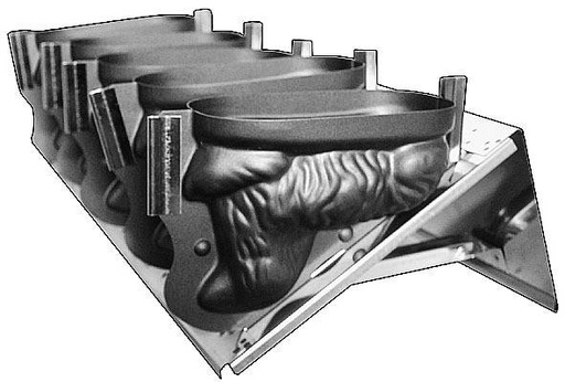 Lammform-Batterie, 5 × 1 L