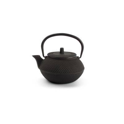 Teekanne O-Tea aus Gusseisen, 40 cl, schwarz