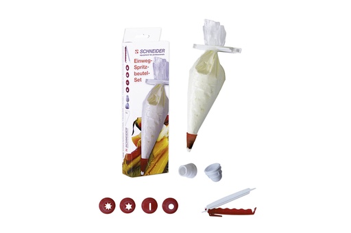 Einweg-Spritzbeutel-Set aus Polyethylen, 340 mm, 10 Stück