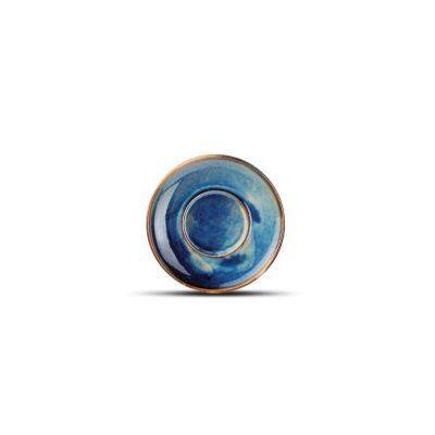 Untertasse Nova aus Porzellan, 14,5 cm, blau