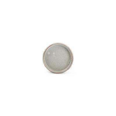 Teller Ceres aus Porzellan, Ø 13,5 cm, H 3 cm, grau
