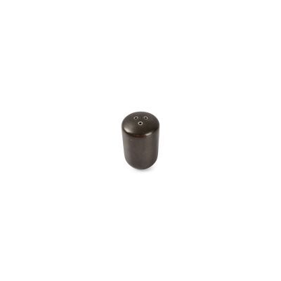 Salzstreuer Ceres aus Porzellan, ø 4 cm, H 7 cm, schwarz