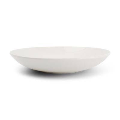 Tiefer Teller Cirro aus Porzellan, ø 26 cm, H 4,5 cm, weiß
