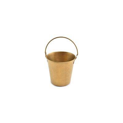 Servierbucket antikgold Serve aus Edelstahl