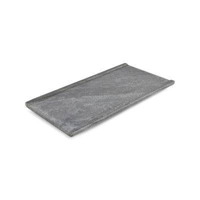Servierplatte Marmor Pura, 35 × 18 × 2 cm, schwarz