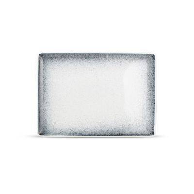 Teller Gesprenkelt Dusk, 28 x 20 cm, schwarz