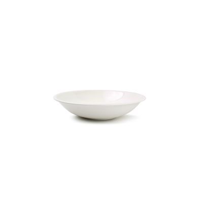 Tiefes Geschirr Solid, ø 25 cm, H 5,5 cm, weiß