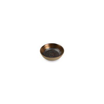 Schale golden Ostra, Ø 12 cm, H 4,5 cm