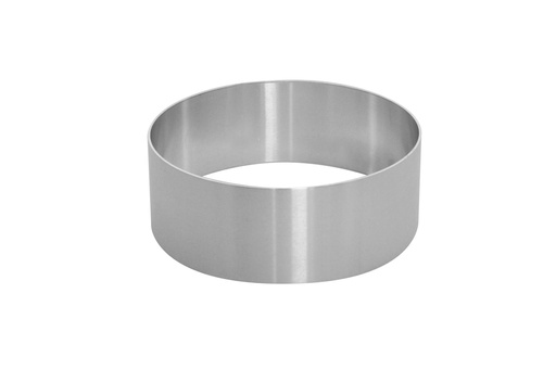 Dessert- und Tortenring aus Aluminium, 200 x 80 mm