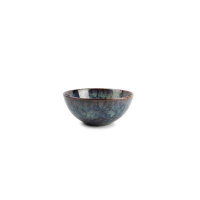 Schüssel Hazy aus Porzellan, Ø 16 cm, H 6,5 cm, blau