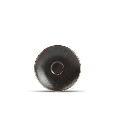 Mokkaschale Ash aus Porzellan, 13 cm, braun