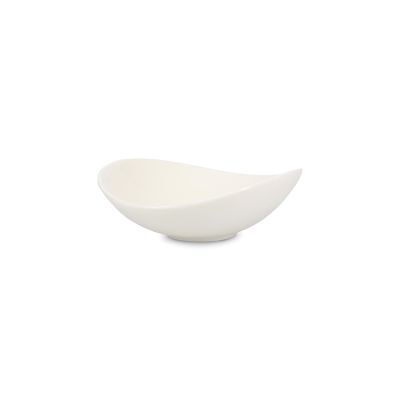 Schale Contour aus Porzellan, 11,5 × 11 × 4 cm, weiß