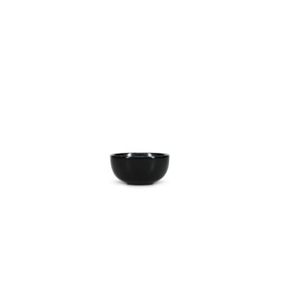 Schüssel Ovio aus Porzellan, ø 10 cm, H 4,5 cm, schwarz