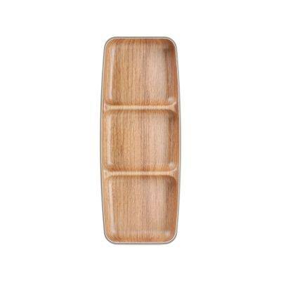 Servierplatte Buffet, 26 x 10 cm, braun