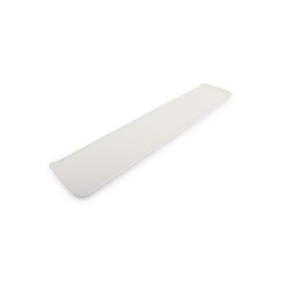 Servierplatte Cirro aus Porzellan, 46,5 x 9,5 cm, weiß