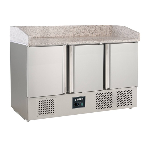 SARO Pizzatisch, 3 Türen, Modell S 903 PZ S/S TOP PRO