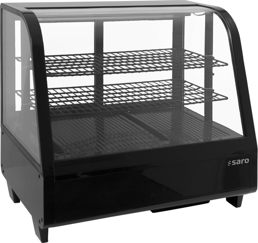 SARO Kühlvitrine 100 Liter, Modell KATRIN schwarz