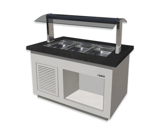 SARO Salatbar für 3x 1/1 GN, PREMIUM LINE SB-K130 weiß