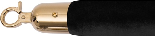 SARO Kordel für Absperrpfosten schwarz/gold AF 222