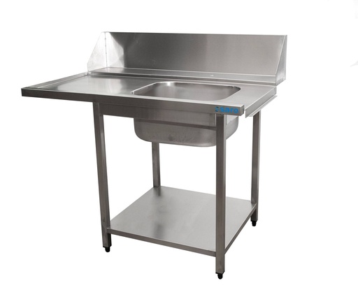 SARO Zulauftisch für Spülmaschine rechts, 1200mm
