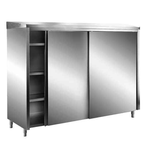 SARO AISI430 Lagerschrank,Schiebet.,Schrägdach 1000x600