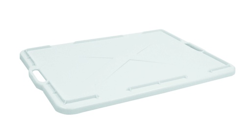 Deckel für Stapelbehälter, 430 x 580 mm, weiß