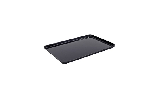 Auslagentablett aus Melamin, 350 x 240 x 17 mm, schwarz
