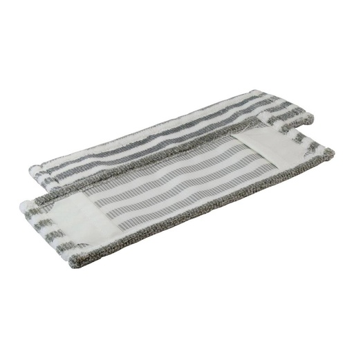 Mikro-Borstenmopp 40 cm | weiß/grau