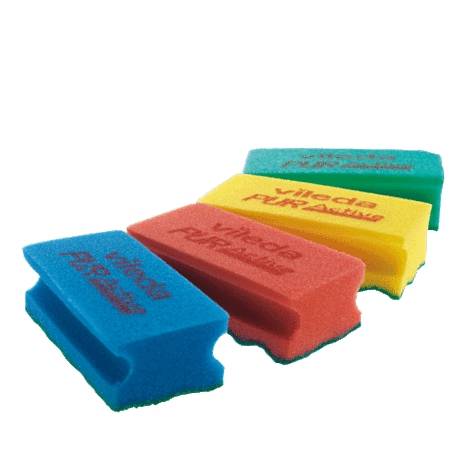 Padschwamm "PURE Active SchwammProfi" 14 x 6,3 cm, 10 Stück/Pack | rot
