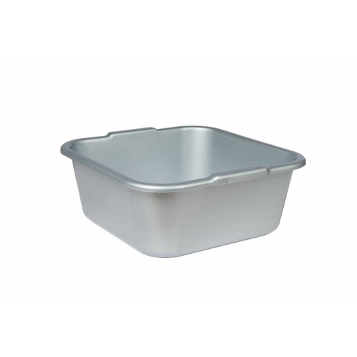 Viereckschüssel 34 cm x 34 cm x 14 cm, 10,5 Liter | silber