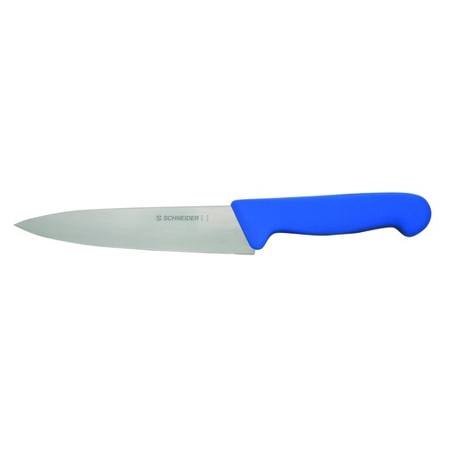 Kochmesser aus Edelstahl, 160 mm, blau